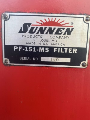 SUNNEN PF-150 used filterunit (red)