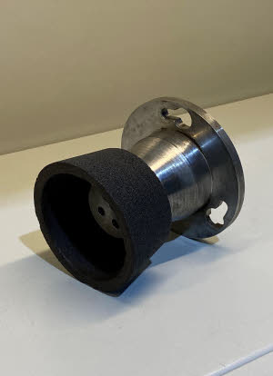 Adaptor for flywheel grinding on surface grinders