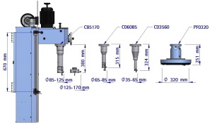 COMEC ACF200-CNC cylinder boring- and surfacing machine