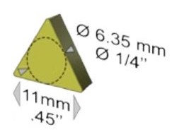 SERDI Full CBN cutting bit 11mm (SER033223)